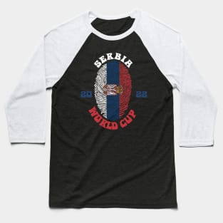 Serbia World Cup 2022 Baseball T-Shirt